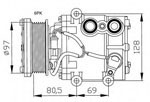 FC1728 A/C Compressor 1016001029 1464299 FORD FIESTA 2001-